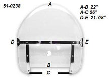 Load image into Gallery viewer, Replica Assembled Clear Windshield 1949 / 1959 FL