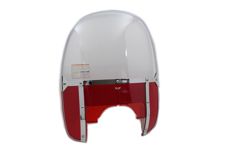 Beaded Windshield Red 1960 / 1984 FLH