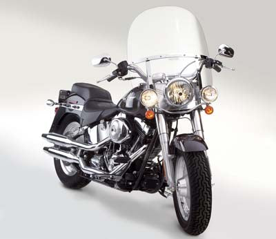 Switchblade Detachable Clear 2-Up Windshield 1986 / UP FLST 41mm Forks
