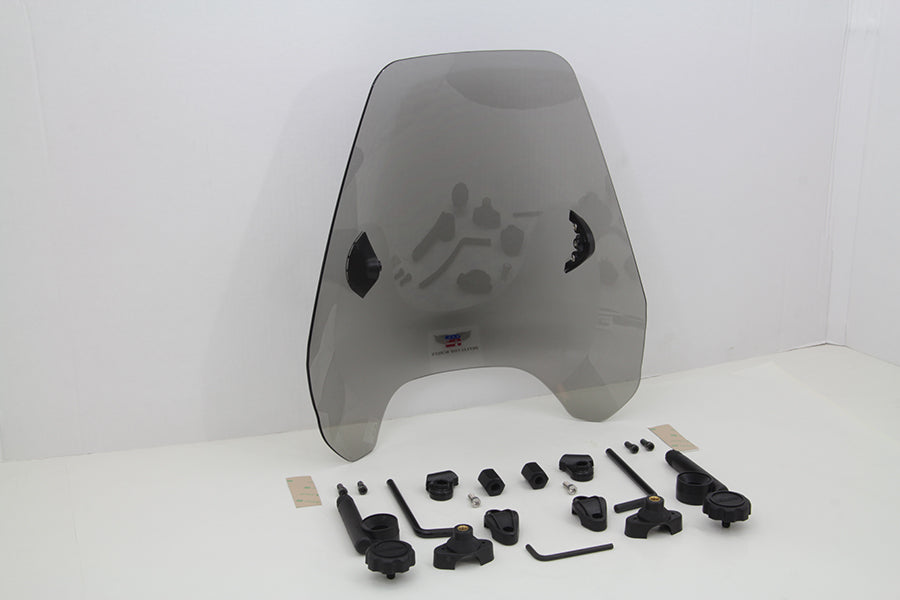 Medium Tinted Deflector Windshield 1982 / 1983 FXR 1984 / 1994 FXR 1993 / 2017 FXD 1984 / UP FXST 1986 / UP FLST 1994 / UP FLHR 1971 / 1984 FX 1960 / 1984 FL 1957 / UP XL