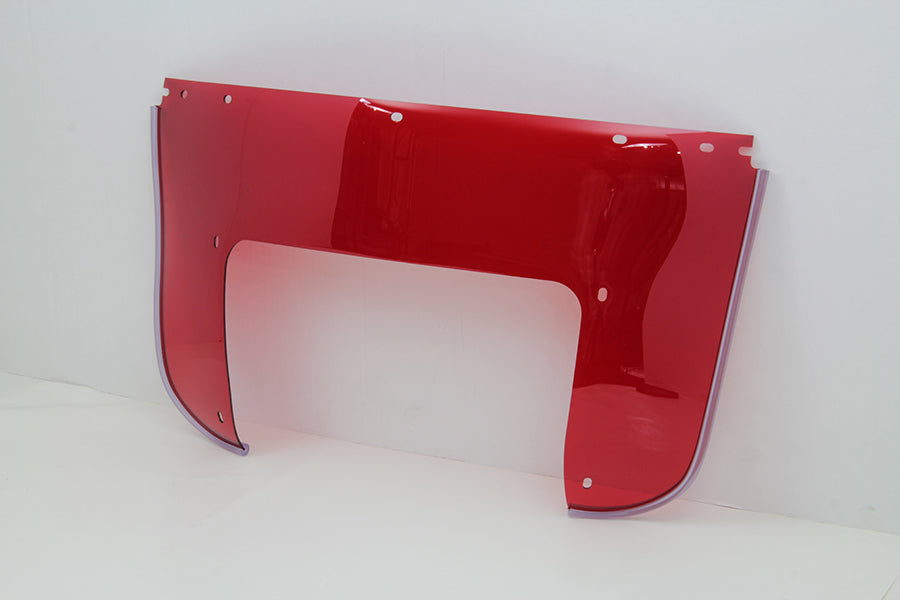 Beaded Lower Windshield Red 1960 / 1984 FL