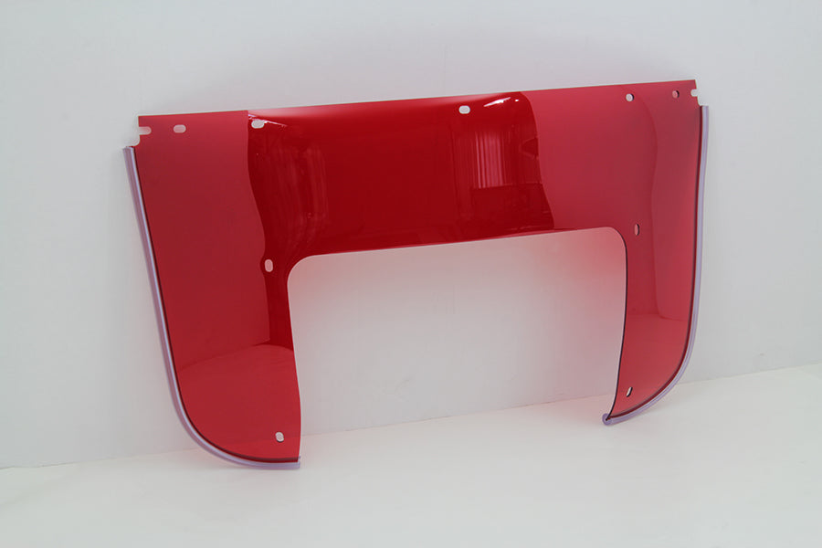 Beaded Lower Windshield Red 1960 / 1984 FL