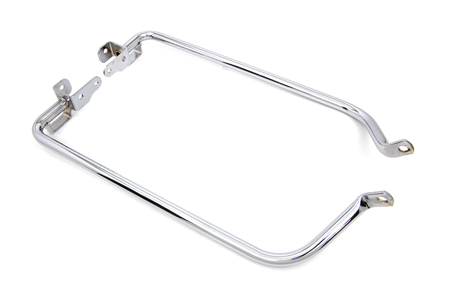 Chrome Saddlebag Support Set 2014 / UP FLHRSE 2014 / UP FLHX 2014 / UP FLHXS 2014 / UP FLHXSE 2014 / UP FLTRX 2014 / UP FLHR 2014 / UP FLHTCU 2014 / UP FLHTX