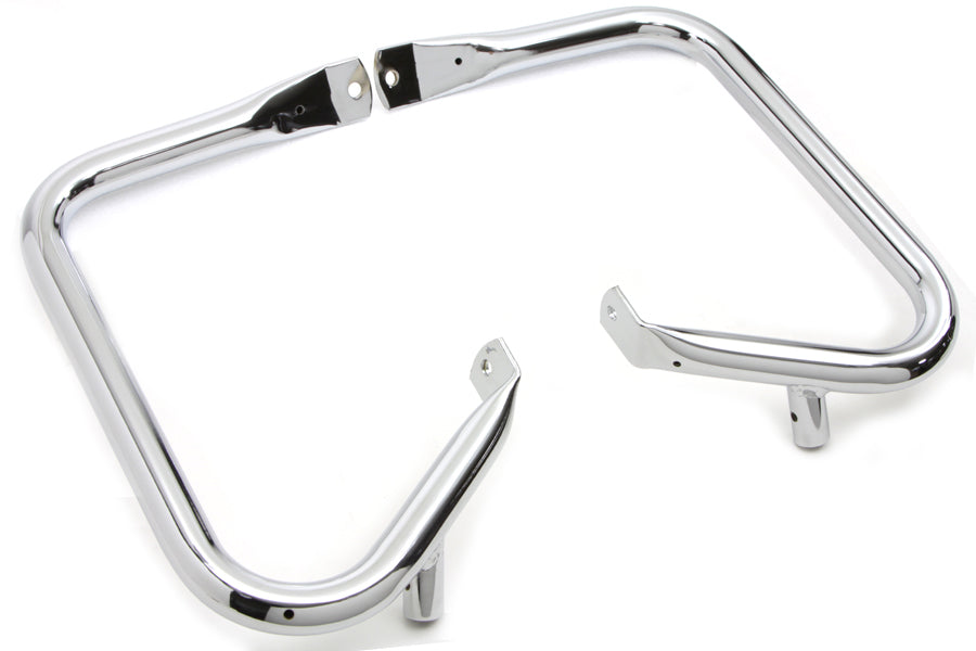 Chrome Rear Buffalo Engine Bar Set 1997 / 2013 FLHT 1997 / 2013 FLHR 1997 / 2003 FLTR 1997 / 2008 FLHX