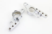 Load image into Gallery viewer, Rear Frame Fork Bracket Set Chrome 2007 / 2008 FLT