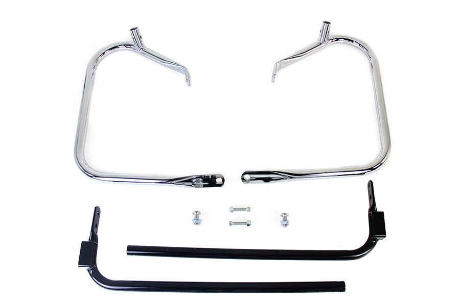Chrome Rear Engine Bar Set 1997 / 2008 FLHT 1997 / 2008 FLTR 1997 / 2008 FLHR