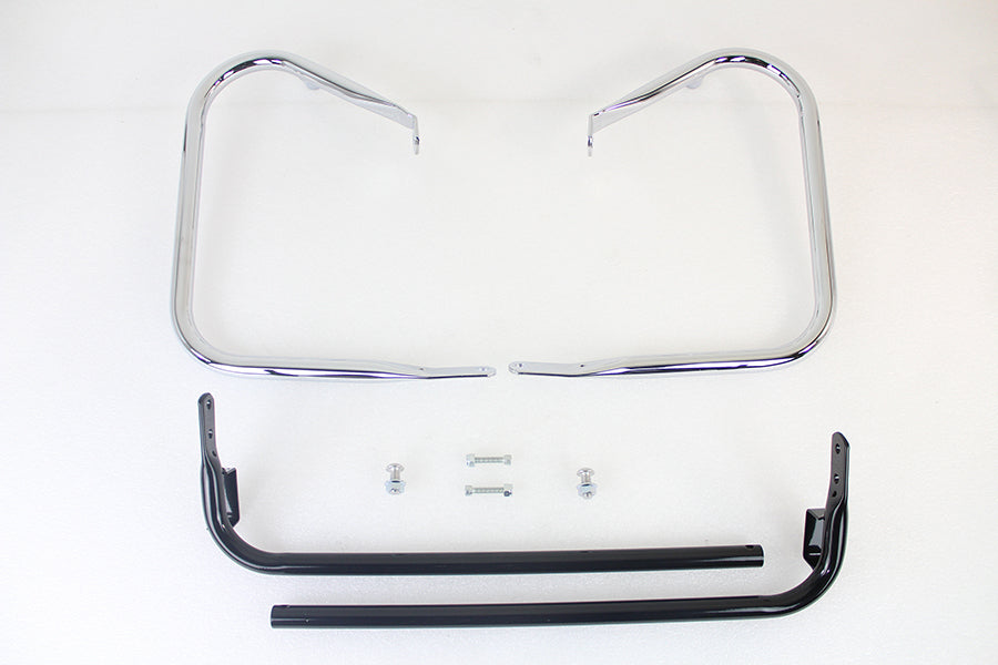Chrome Rear Engine Bar Set 1997 / 2008 FLHT 1997 / 2008 FLTR 1997 / 2008 FLHR