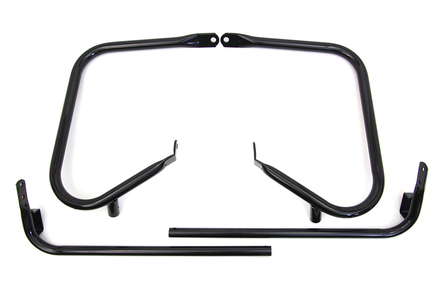 Black Rear Engine Bar Set 1997 / 2008 FLHT 1997 / 2008 FLTR 1997 / 2008 FLHR