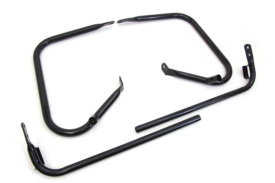 Black Rear Engine Bar Set 1997 / 2008 FLHT 1997 / 2008 FLTR 1997 / 2008 FLHR