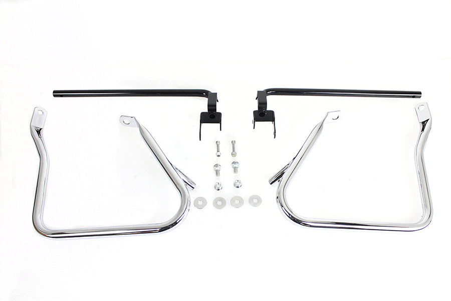 Chrome Rear Engine Bar Set 2014 / UP FLH 2014 / UP FLHX 2014 / UP FLHXS 2014 / UP FLTRX 2014 / UP FLTRXS 2014 / UP FLTRUSE 2014 / UP FLHRSE 2014 / UP FLHR 2014 / UP FLHRC 2014 / UP FLHTCU