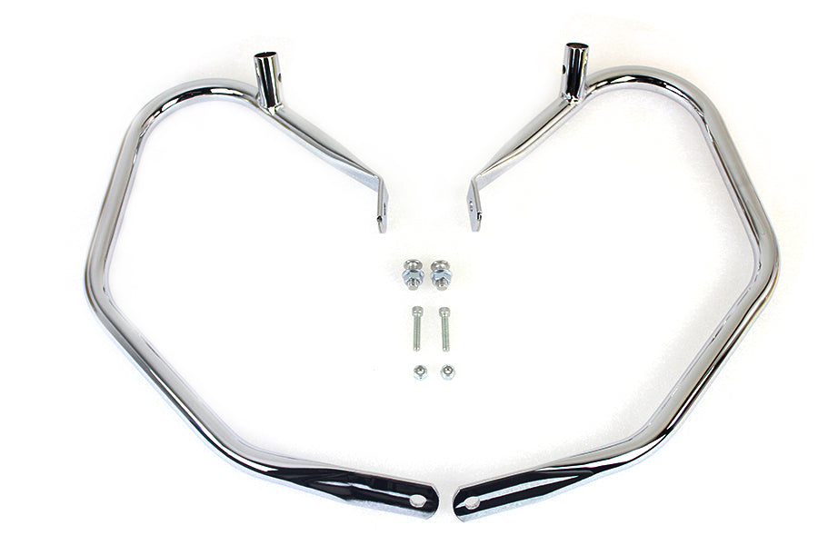 Chrome Comfort Style Rear Engine Bars 2009 / 2013 FLHX 2009 / 2013 FLHRC 2009 / 2013 FLHTK 2009 / 2013 FLHR 2009 / 2013 FLHXSE 2009 / 2013 FLTR 2009 / 2013 FLTRU 2009 / 2013 FLTRX