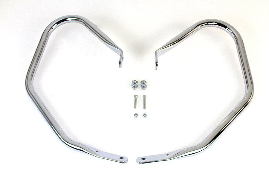 Chrome Comfort Style Rear Engine Bars 2009 / 2013 FLHX 2009 / 2013 FLHRC 2009 / 2013 FLHTK 2009 / 2013 FLHR 2009 / 2013 FLHXSE 2009 / 2013 FLTR 2009 / 2013 FLTRU 2009 / 2013 FLTRX