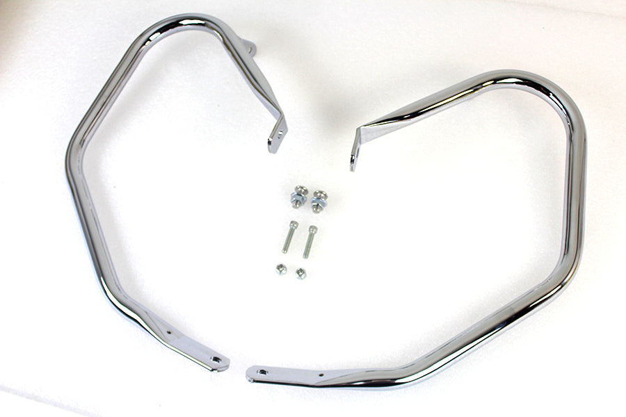 Chrome Comfort Style Rear Engine Bars 2009 / 2013 FLHX 2009 / 2013 FLHRC 2009 / 2013 FLHTK 2009 / 2013 FLHR 2009 / 2013 FLHXSE 2009 / 2013 FLTR 2009 / 2013 FLTRU 2009 / 2013 FLTRX