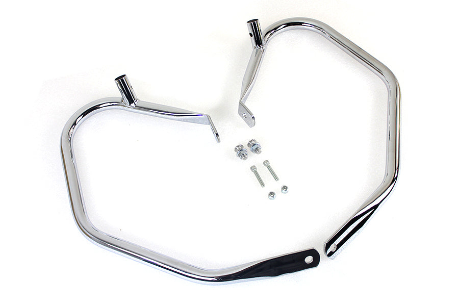 Chrome Comfort Style Rear Engine Bars 2009 / 2013 FLHX 2009 / 2013 FLHRC 2009 / 2013 FLHTK 2009 / 2013 FLHR 2009 / 2013 FLHXSE 2009 / 2013 FLTR 2009 / 2013 FLTRU 2009 / 2013 FLTRX