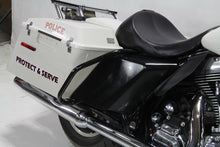 Load image into Gallery viewer, Black Comfort Style Rear Engine Bars 2009 / 2013 FLHX 2009 / 2013 FLHRC 2009 / 2013 FLHTK 2009 / 2013 FLHR 2009 / 2013 FLHXSE 2009 / 2013 FLTR 2009 / 2013 FLTRU 2009 / 2013 FLTRX