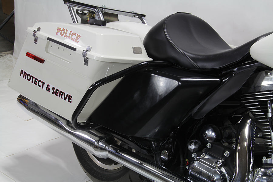 Black Comfort Style Rear Engine Bars 2009 / 2013 FLHX 2009 / 2013 FLHRC 2009 / 2013 FLHTK 2009 / 2013 FLHR 2009 / 2013 FLHXSE 2009 / 2013 FLTR 2009 / 2013 FLTRU 2009 / 2013 FLTRX