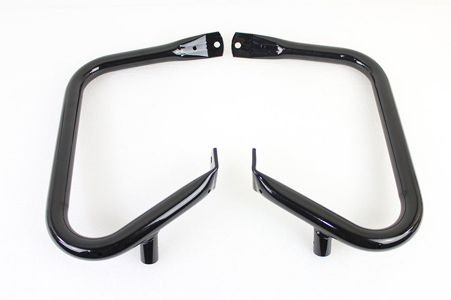 Black Rear Buffalo Engine Bar Set 1997 / 2013 FLHT 1997 / 2013 FLHR 1997 / 2003 FLTR 1997 / 2008 FLHX