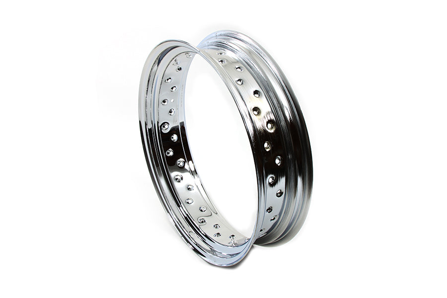 18" X 4.25 Drop Center Chrome Wheel Rim 0 /  Custom application for rear fitment0 /  Custom application for rear fitment