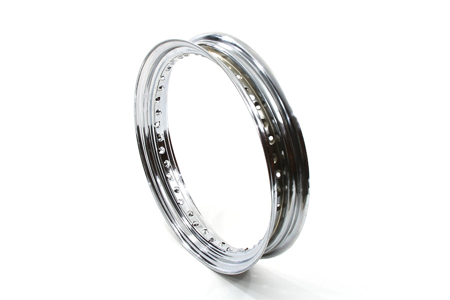 18" X 2.5 Drop Center Chrome Wheel Rim 0 /  All models for rear application