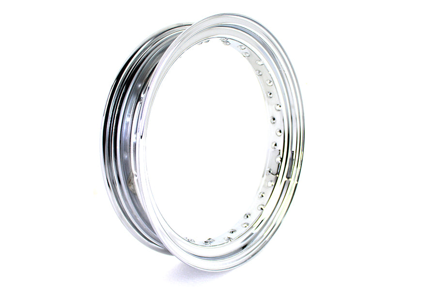 18" x 3.50 Drop Center Rim Chrome 0 /  All models for front or rear application