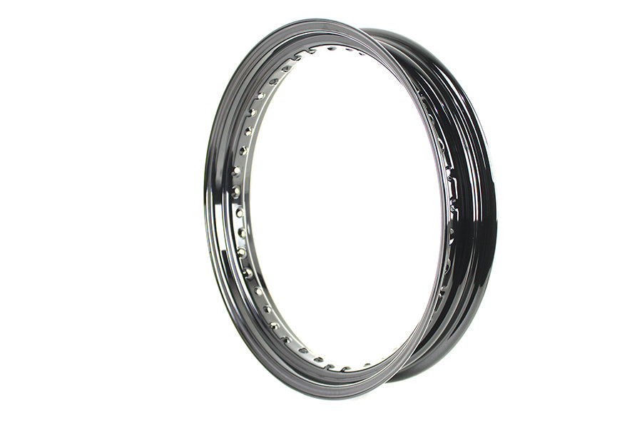 19" x 3.0 Drop Center Steel Rim Black 0 /  All models for front application