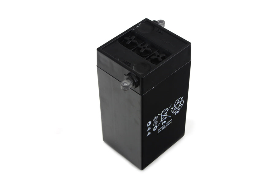 Replica Battery 6 Volt with Small Terminal 1929 / 1952 WL 1930 / 1934 VL 1936 / 1940 EL 1941 / 1964 FL 1938 / 1948 UL