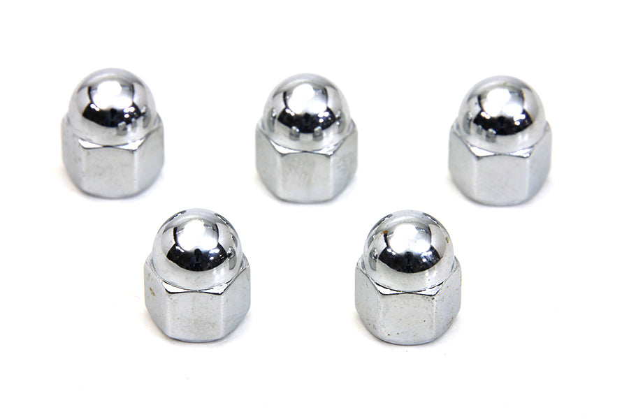 Chrome Acorn Nut 1/4" -20 Coarse Thread 0 /  All Models