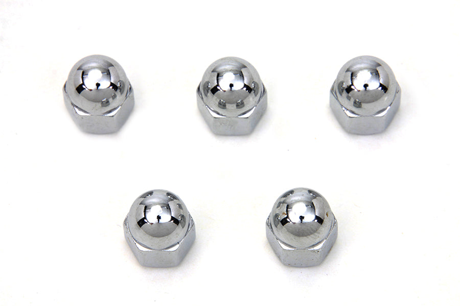 Chrome Acorn Nut 1/4" -20 Coarse Thread 0 /  All Models