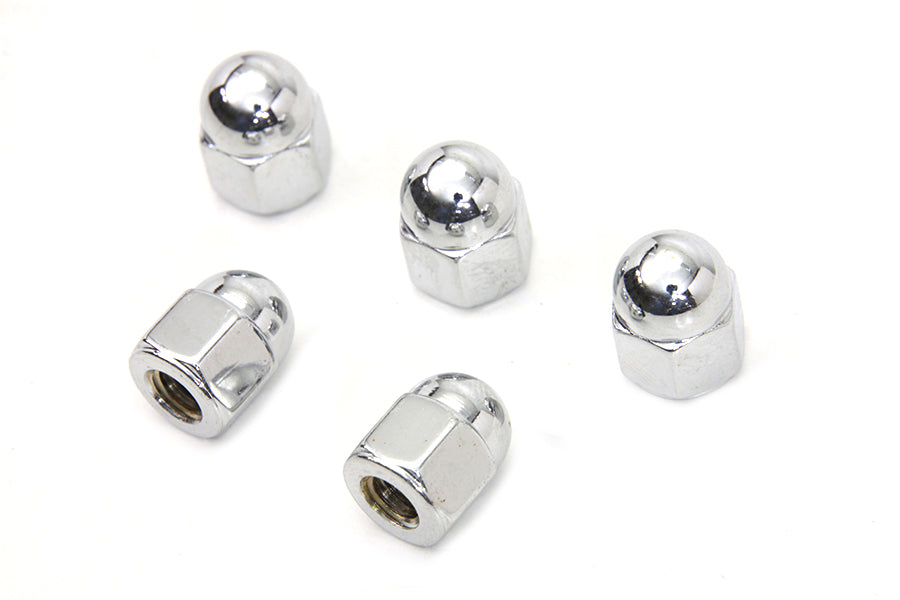 Chrome Acorn Nut 1/4" -20 Coarse Thread 0 /  All Models