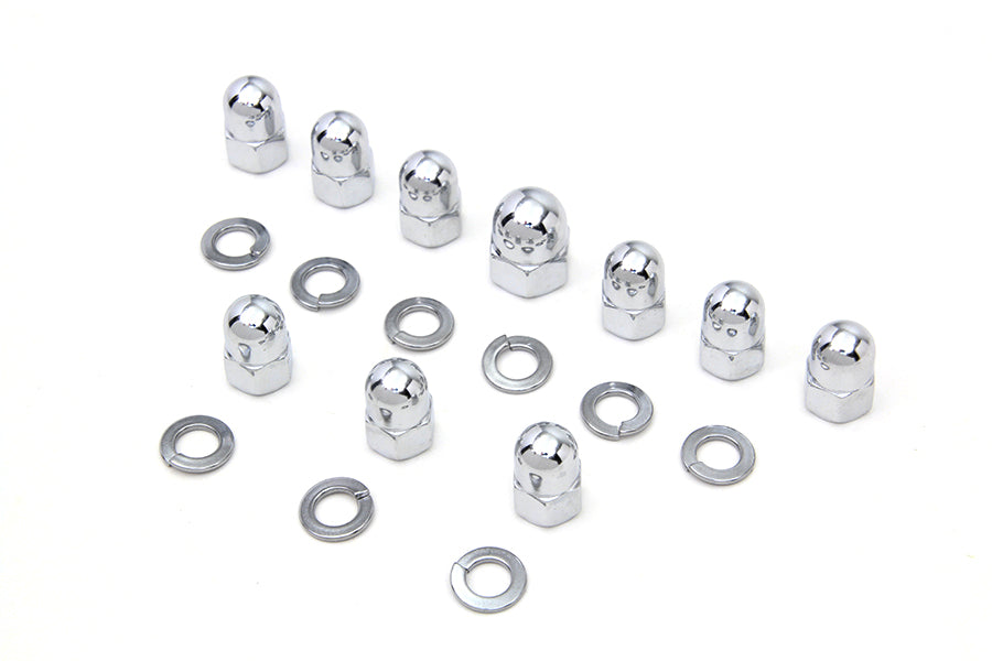 Chrome Transmission Side Cover Kit 1936 / 1940 EL 1937 / 1948 UL 1941 / 1984 FL 1971 / 1984 FX