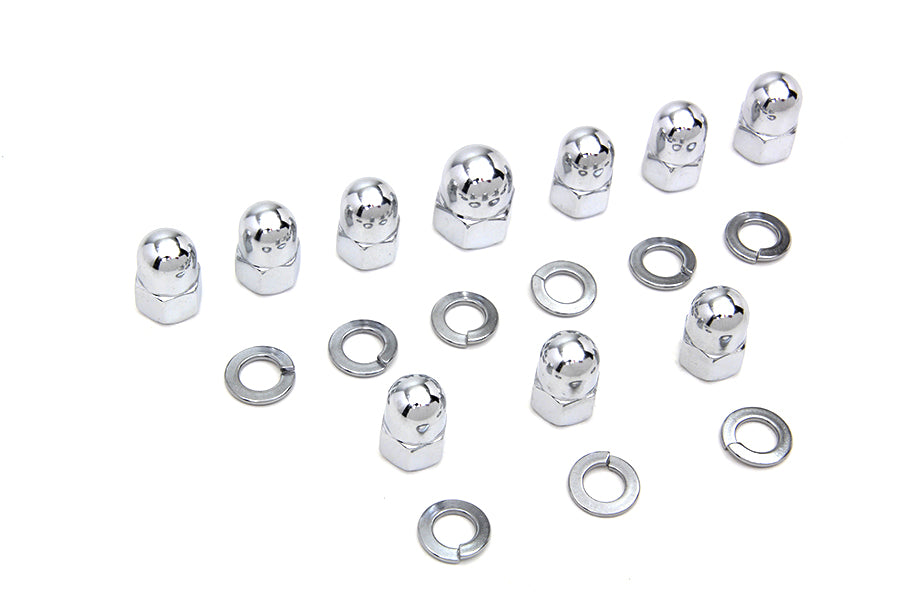 Chrome Transmission Side Cover Kit 1936 / 1940 EL 1937 / 1948 UL 1941 / 1984 FL 1971 / 1984 FX