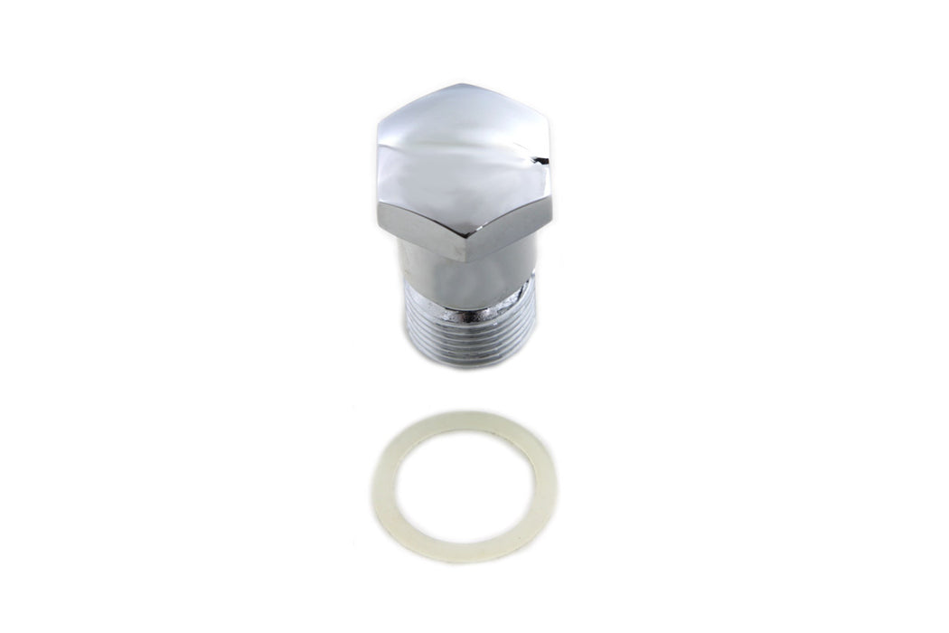 Gear Case Part Tach Dr Plug Sportster 1957 / 1984 Chrome Plated-Hex Head..Colony 7401-2