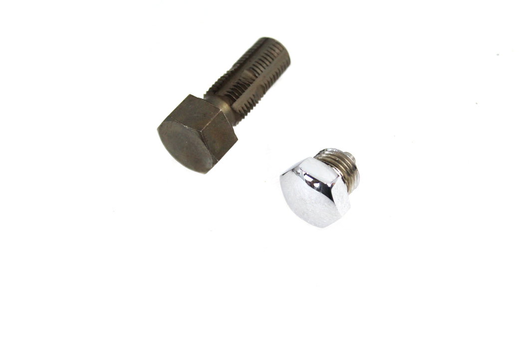 Oil Tank Drain Plug with Tap Oversize 1965 / 1984 FL 1971 / 1984 FX 1967 / 1984 XL