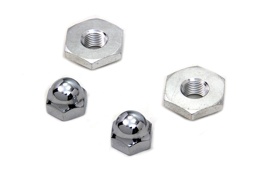 Cadmium Acorn Nut and Retainer Kit 1936 / 1940 EL 1941 / 1948 FL 1936 / 1957 G 1937 / 1948 UL 1936 / 1952 WL