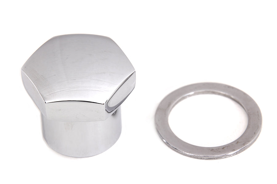 Chrome Domed Triple Tree Fork Stem Nut 1971 / 1984 FX 1978 / 1987 XL