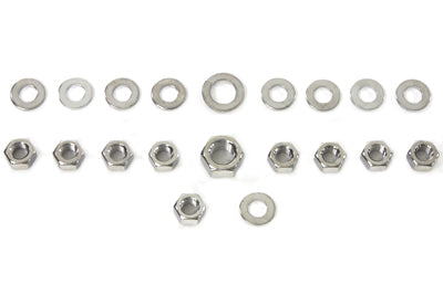 Chrome Transmission Side Cover Kit 1936 / 1940 EL 1937 / 1948 UL 1941 / 1984 FL 1971 / 1984 FX