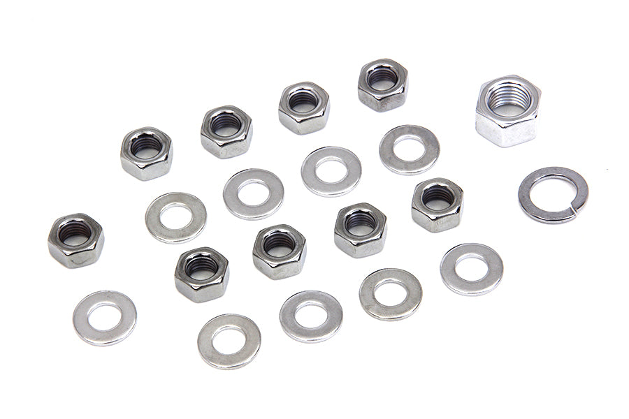Chrome Transmission Side Cover Kit 1936 / 1940 EL 1937 / 1948 UL 1941 / 1984 FL 1971 / 1984 FX