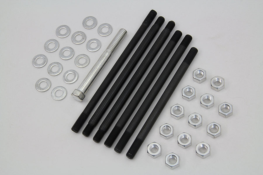Cadmium Stock Engine Case Bolt Kit 1940 / 1947 FL