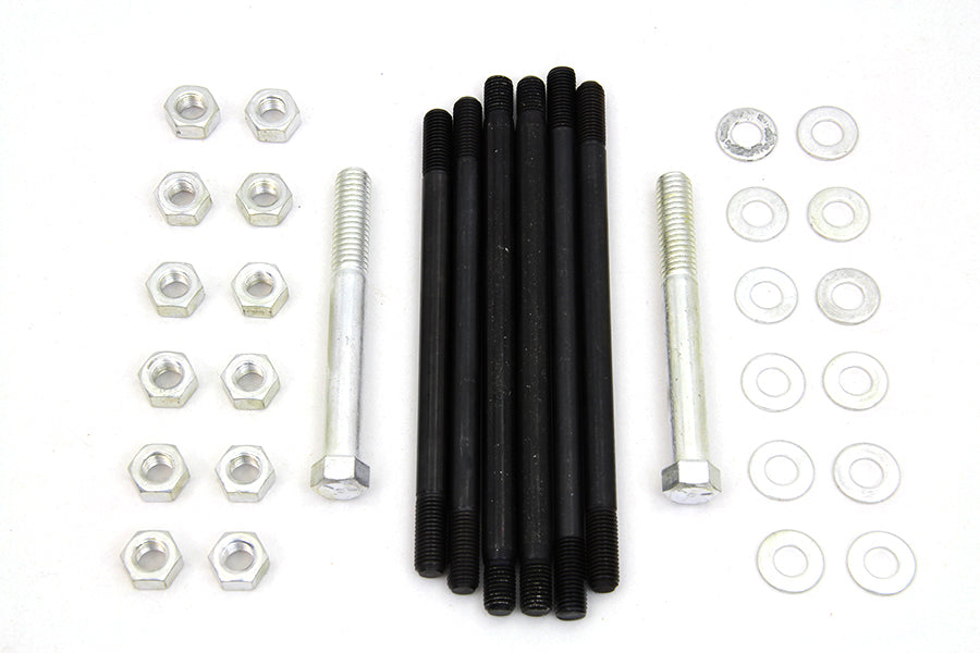 Cadmium Stock Engine Case Bolt Kit 1965 / 1969 FL
