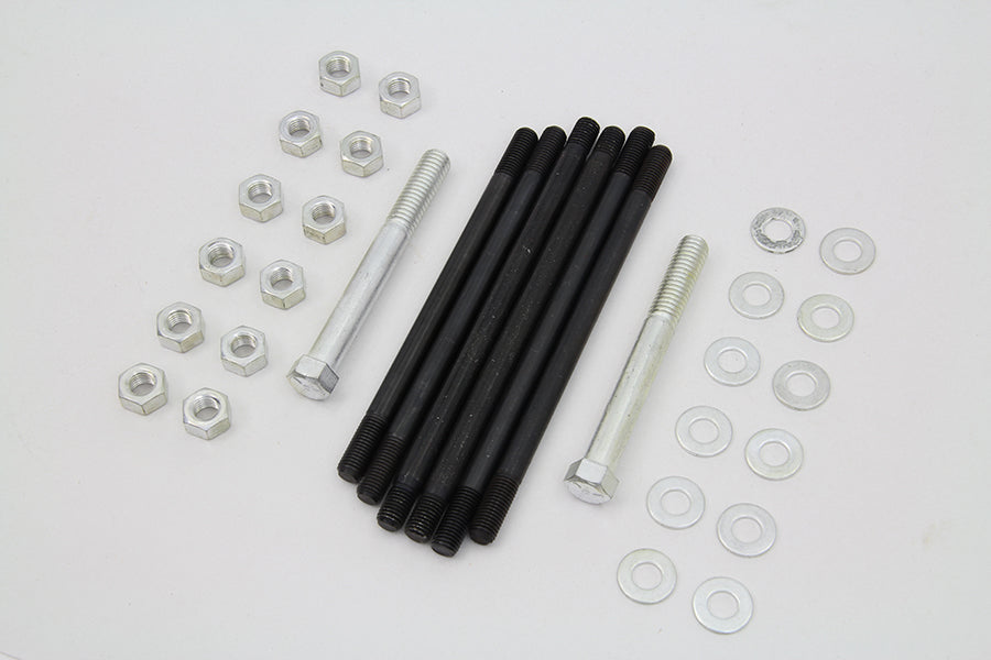 Cadmium Stock Engine Case Bolt Kit 1965 / 1969 FL