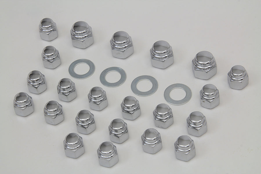 Rocker Box Nut Kit Cap Style 1966 / 1984 FL 1971 / 1984 FX 1982 / 1983 FXR 1979 / 1983 FLT