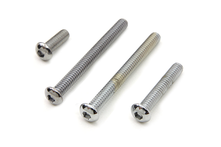 Chrome Colony Dash Cover Allen Screw Set 1977 / 1984 FXS