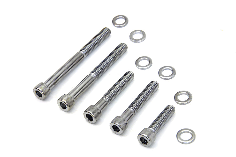 Sprocket Cover Allen Screw Kit Chrome 1977 / 1984 XL