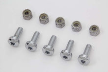 Load image into Gallery viewer, Chrome Front Brake Disc Bolt Kit 1984 / UP FXST 1991 / 2017 FXDWG 1984 / UP XL 1986 / UP FLST 1991 / 2017 FXD