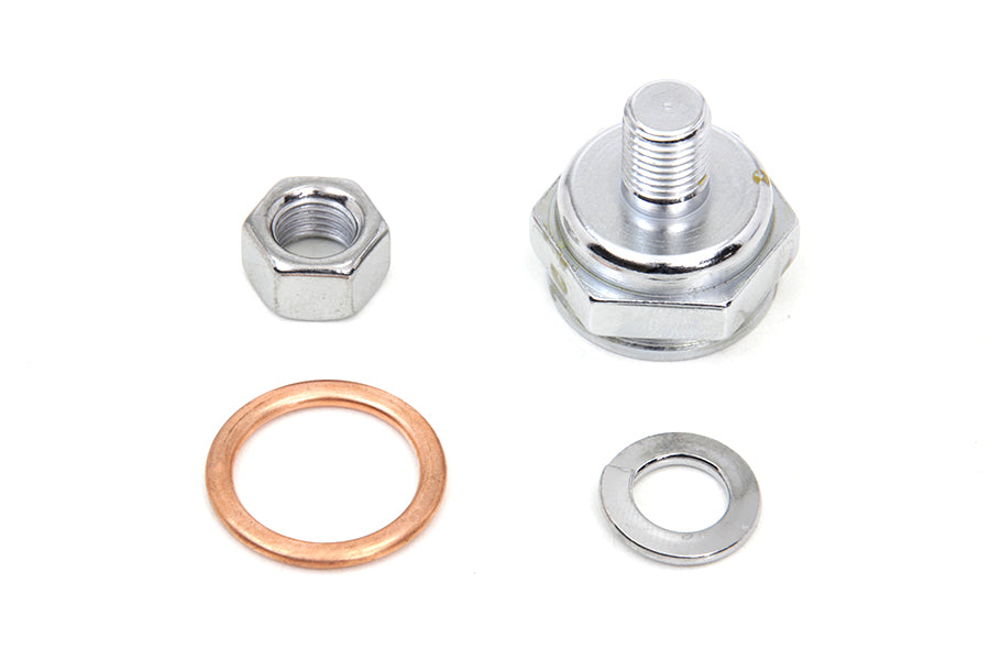Linkert Carburetor Bowl Chrome Lock Nut 1941 / 1965 FL