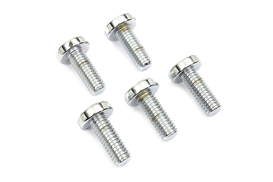 Chrome Rear Brake Disc Bolts 1997 / 2017 FXD 1997 / UP FXST 1997 / UP FLT 1997 / UP FLST