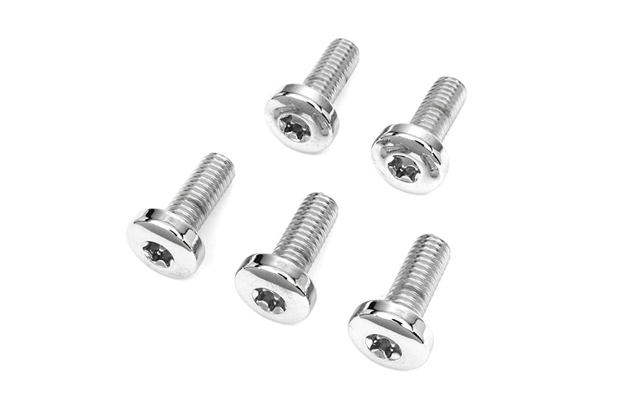Chrome Rear Brake Disc Bolts 1997 / 2017 FXD 1997 / UP FXST 1997 / UP FLT 1997 / UP FLST