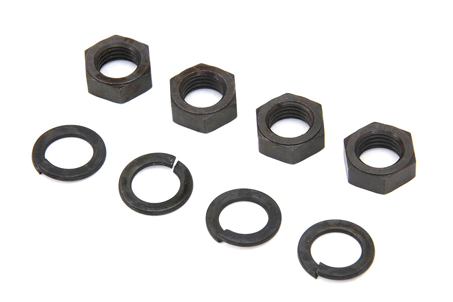 Rocker Arm Shaft Parkerized End Nut Kit 1936 / 1940 EL 1941 / 1947 FL
