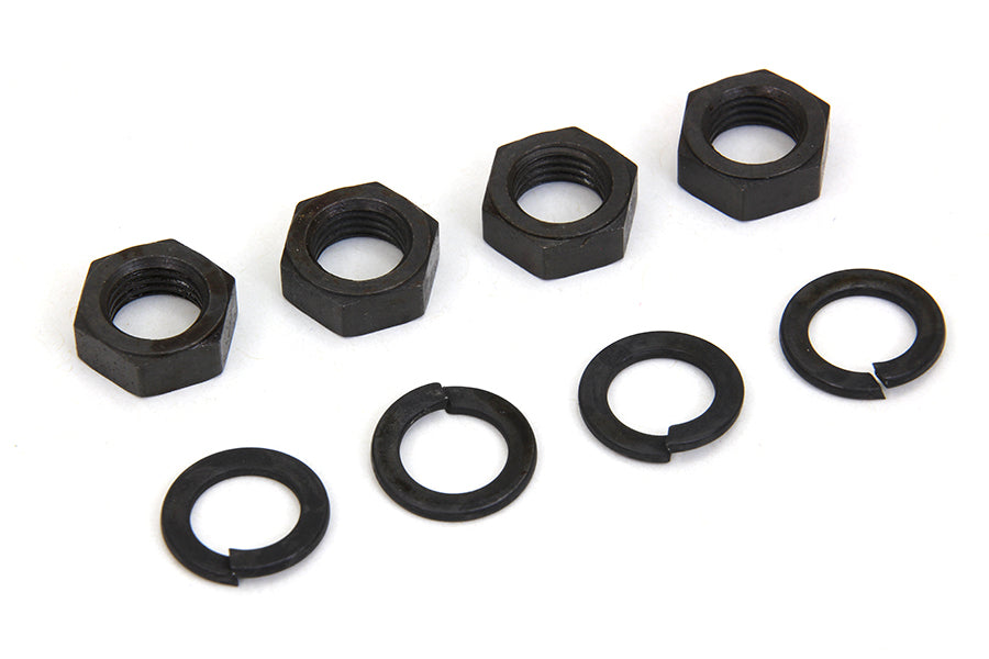 Rocker Arm Shaft Parkerized End Nut Kit 1936 / 1940 EL 1941 / 1947 FL