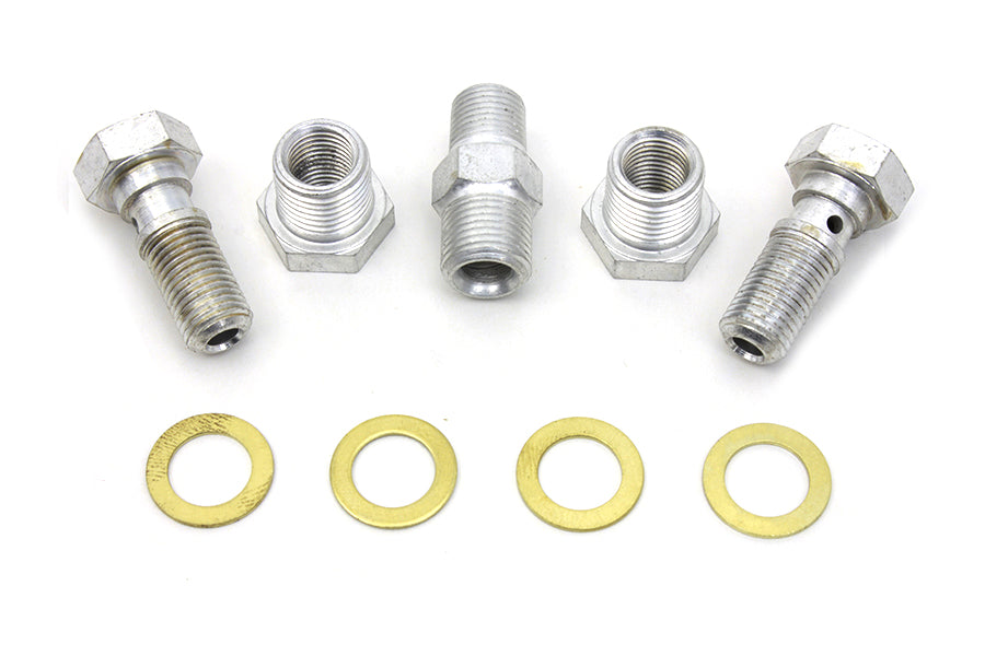 Oil Line Fitting Kit Cadmium 1936 / 1940 EL 1941 / 1941 FL